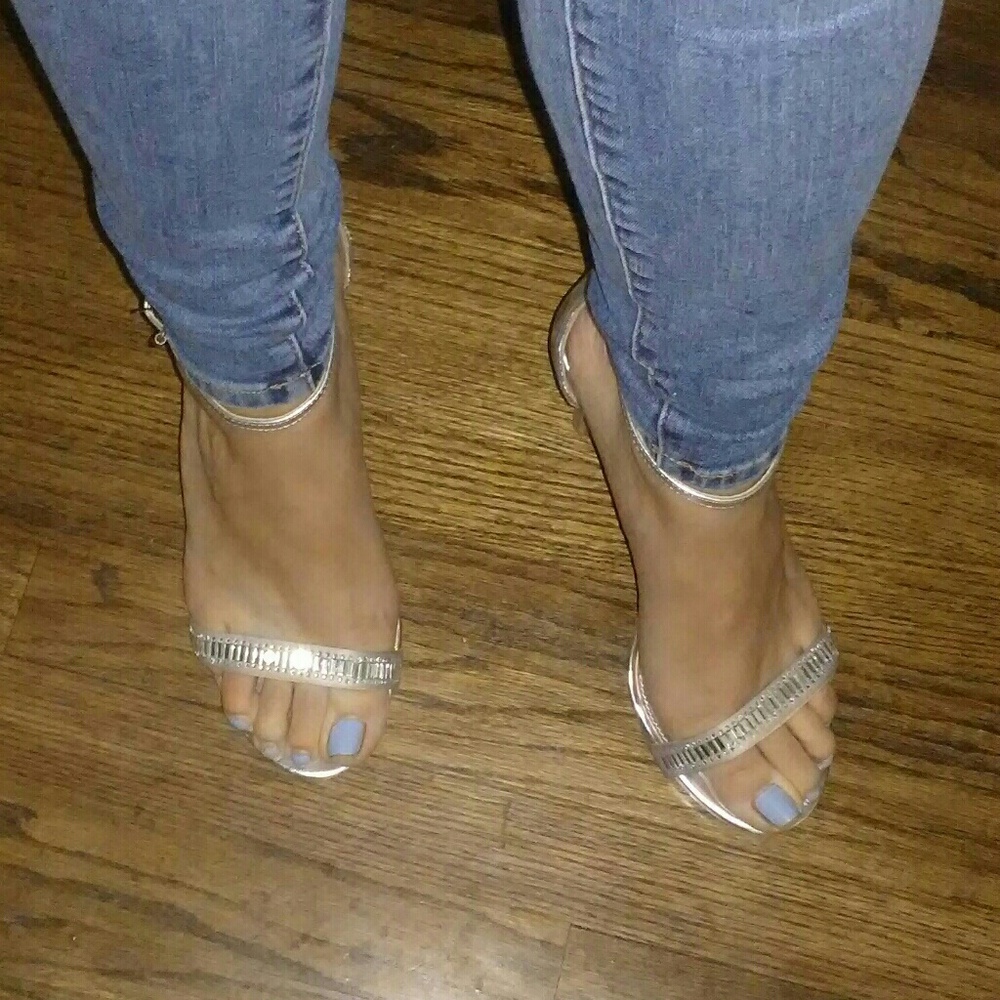 Ankle strap heels